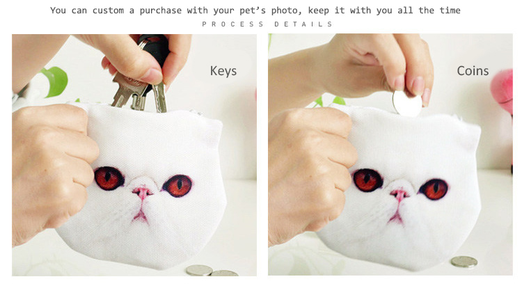 Practical pet-like coin purse